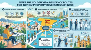 After the Golden Visa Residency Routes for Non-EU Property Buyers in Spain (2026)